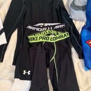 Size large youth boys clothes,Nike, Under Armour